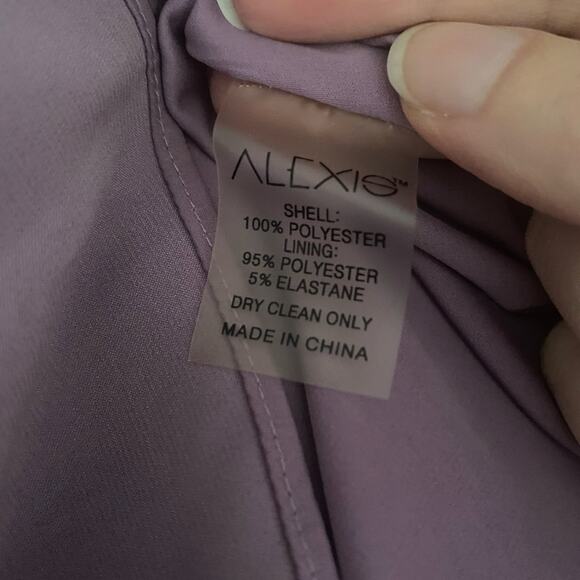 Alexis Clemence Tiered Ruffle Maxi Dress Purple Bouquet sz Xs - Picture 10 of 10